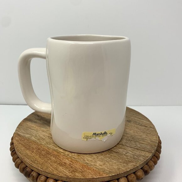 Rae Dunn PRETTY Mug Large Coffee Cup Ceramic Magenta LL Farmhouse Gift 16oz - Picture 4 of 9